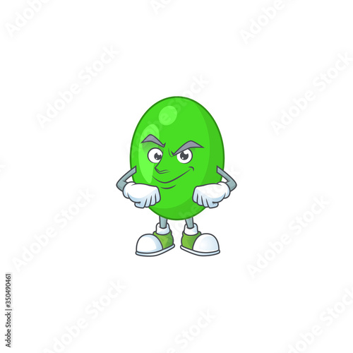Tetrad cartoon character design with sneaky face