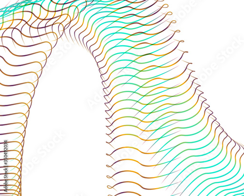 Abstract background blend wave line design for Wallpaper, Banner, Background, Card, Book Illustration, landing page