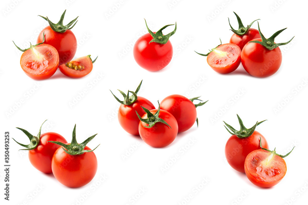 Tomato isolated on white background - fresh tomato healthy vegetable concept Tomato isolated on white background - fresh tomato healthy vegetable concept