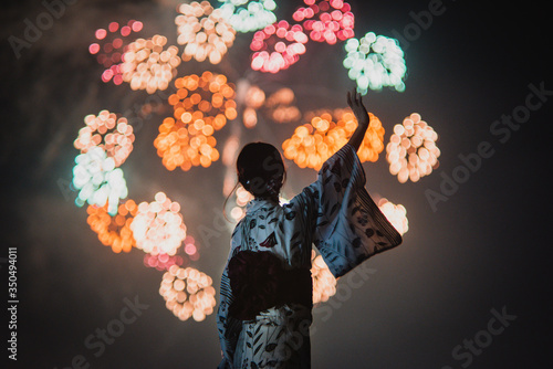 Photos 豊橋祇園祭の千輪花火。