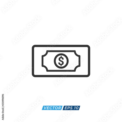 Money Icon Design Vector Template