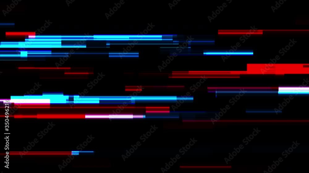 Abstract blue red tech glowing neon lines background. Laser glitch effect retro motion design. Seamless looping. Video animation Ultra HD 4K 3840x2160 Abstract blue red tech glowing neon lines background. Laser glitch effect retro motion design. Seamless looping. Video animation Ultra HD 4K 3840x2160