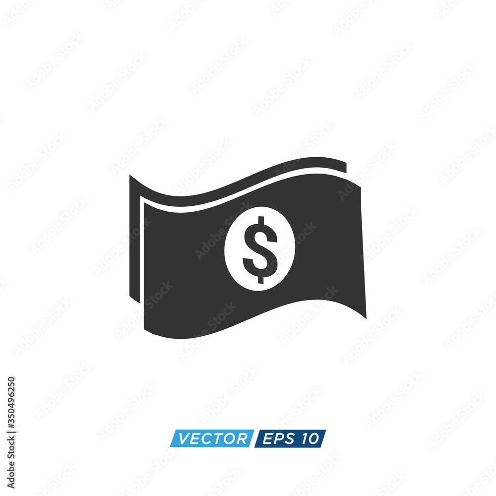 Money Icon Design Vector Template Money Icon Design Vector Template