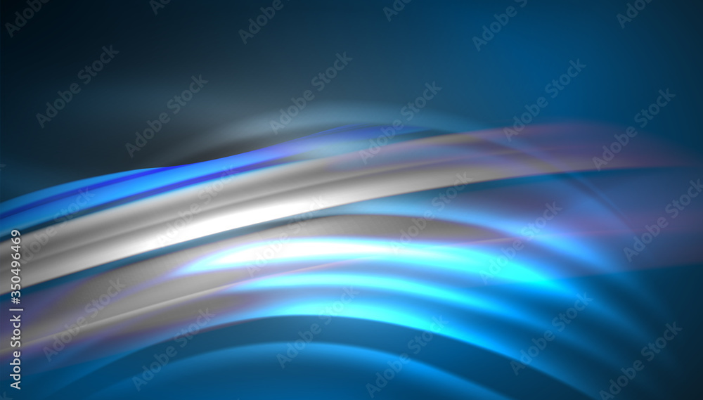 Creative fluid wave lines abstract background. Trendy abstract layout template for business or technology presentation, internet poster or web brochure cover, wallpaper Creative fluid wave lines abstract background. Trendy abstract layout template for business or technology presentation, internet poster or web brochure cover, wallpaper
