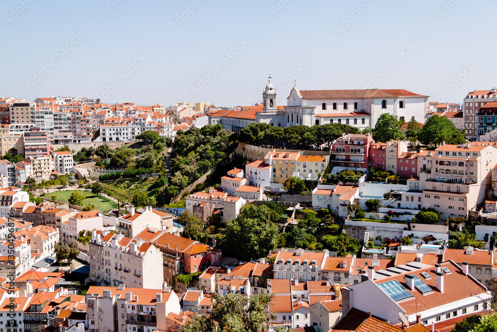 Panoramic view on Lisbon, Portugal