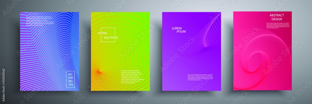 Abstract vector illustration of a colored cover with graphic geometric elements. Template for brochures, covers, notebooks, banners, magazines and flyers, modern design template for websites.