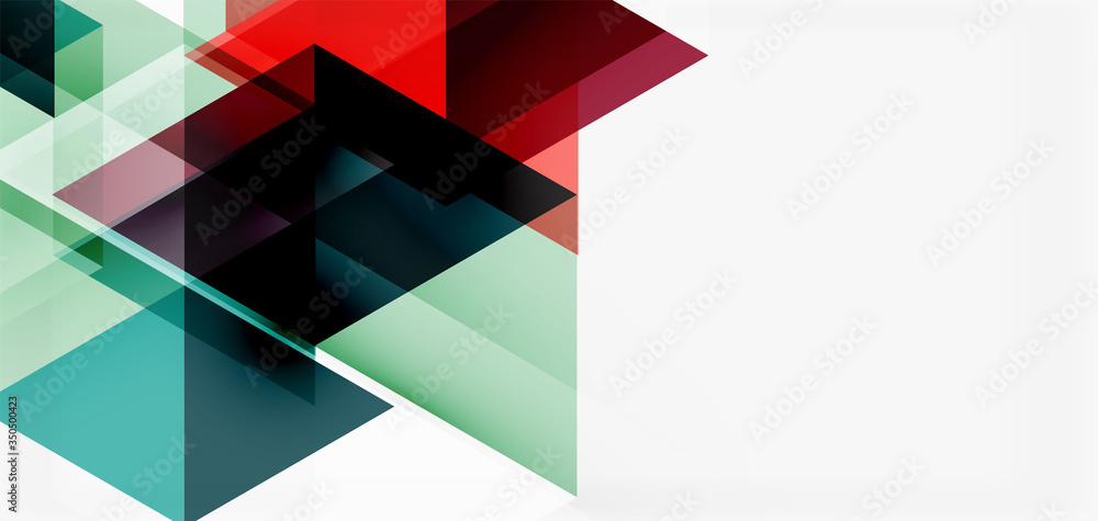 Geometric abstract background, mosaic triangle and hexagon shapes. Trendy abstract layout template for business or technology presentation, internet poster or web brochure cover, wallpaper Geometric abstract background, mosaic triangle and hexagon shapes. Trendy abstract layout template for business or technology presentation, internet poster or web brochure cover, wallpaper