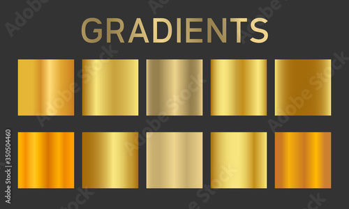 Great gold gradients for design