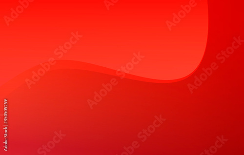 Rich Red background with light gradient and Glossy effect - wallpaper with copy space.