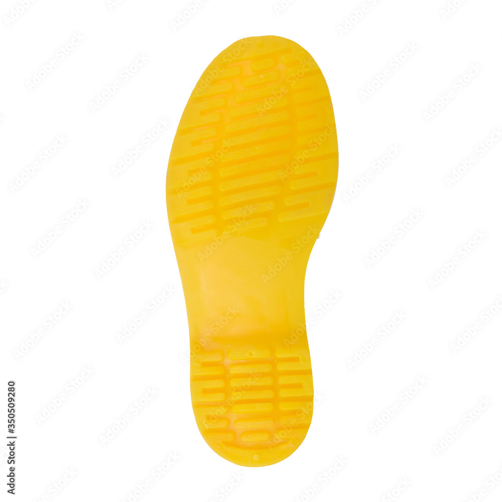transparent rain boots on white isolated background transparent rain boots on white isolated background