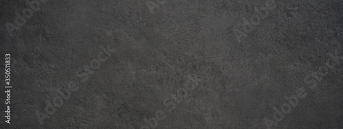 Black anthracite stone concrete tiles texture background panorama banner long photo