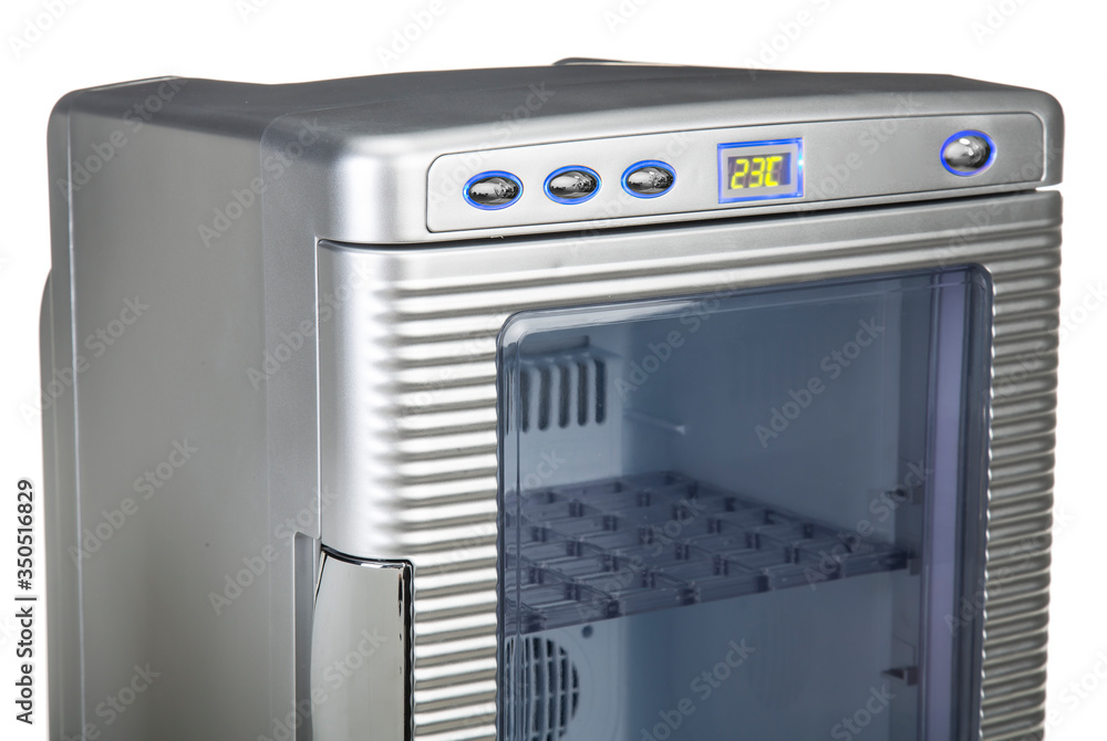 electric fridge isolated on white background electric fridge isolated on white background