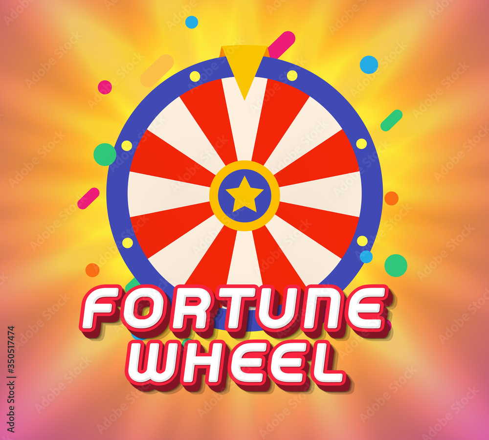 Isolated funny kids fortune wheel vector illustration. Children game, online competition iicon. Casino gambling, staking, betting element. Isolated funny kids fortune wheel vector illustration. Children game, online competition iicon. Casino gambling, staking, betting element.