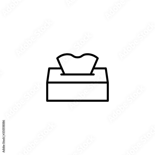 tissue box icon vector illustration
