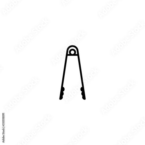 food tongs icon vector illustration