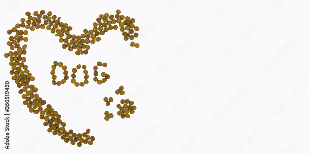 Image of a heart and a dogs paw,word Image of a heart and a dogs paw,word