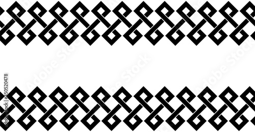 Greek key. Greek motives texture border or frame