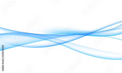 Abstract blue and white wave background Illustrations for templates © A-R-T-I Vector