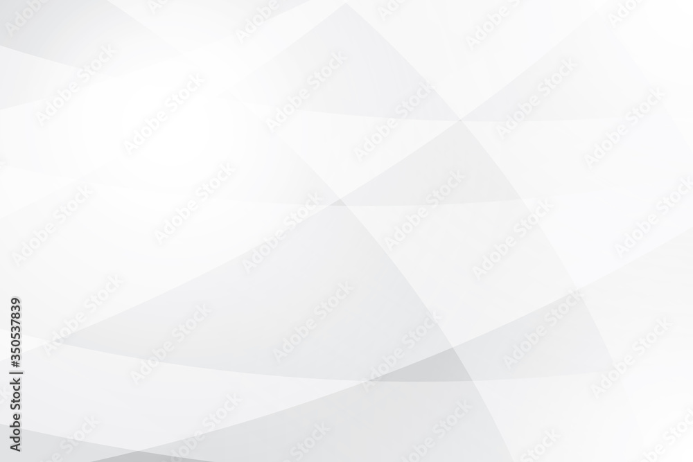 Obraz premium Abstract geometric white and gray color background. Vector, illustration.