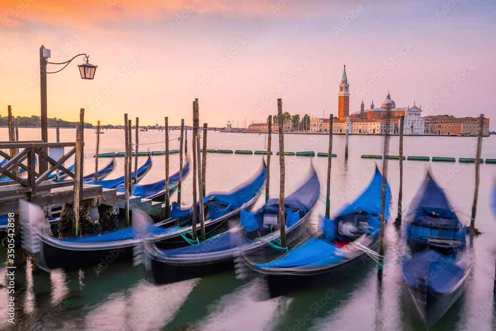 Cityscape image of Venice, in Italy during sunrise