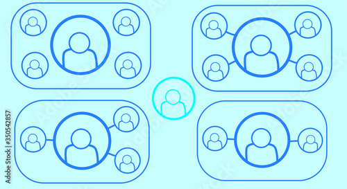 Online Meeting video teleconference Icon Set