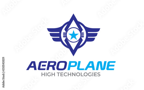 Creative Aero, Airplane Logo design template