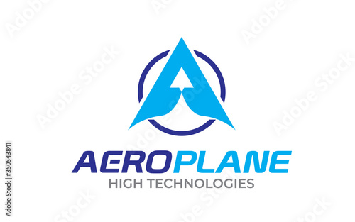 Creative Aero, Airplane Logo design template