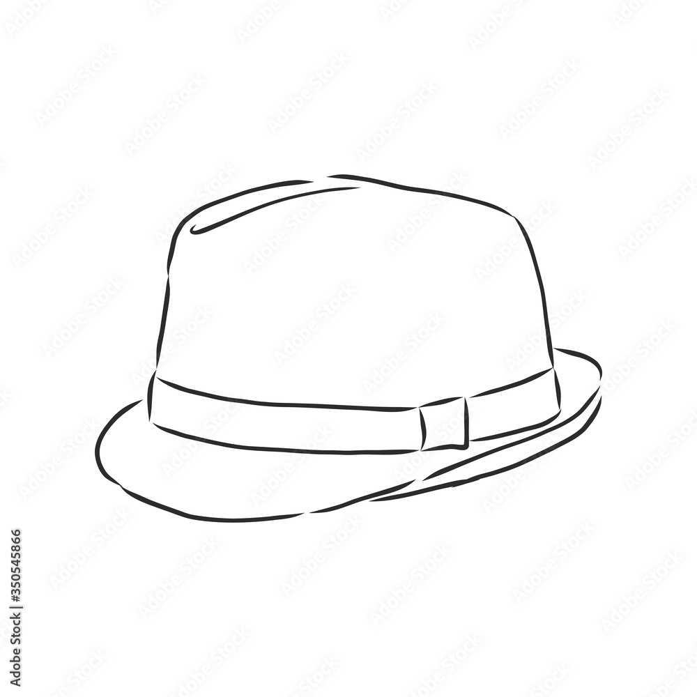 hat vector illustration sketches template. hat, vector sketch illustration hat vector illustration sketches template. hat, vector sketch illustration