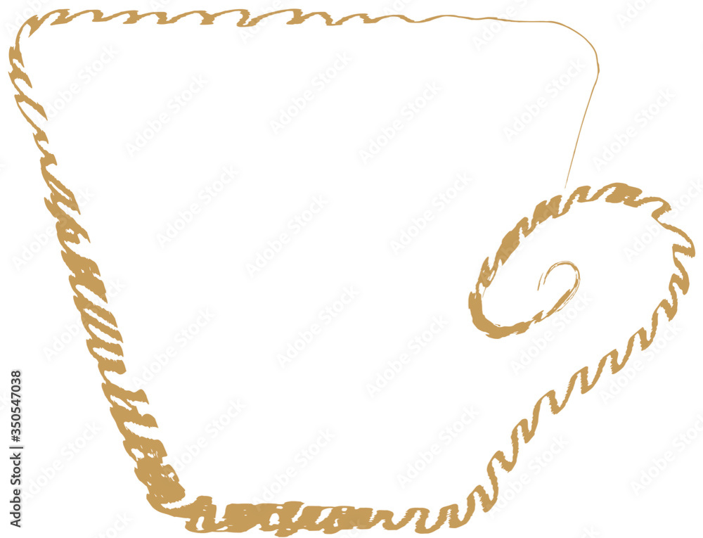 Cup - a brown outline is drawn in the style of doodle, dishes for coffee. Tea party symbol in abstract form, icon for a coffee shop.
Cup - a brown outline is drawn in the style of doodle, dishes for coffee. Tea party symbol in abstract form, icon for a coffee shop.