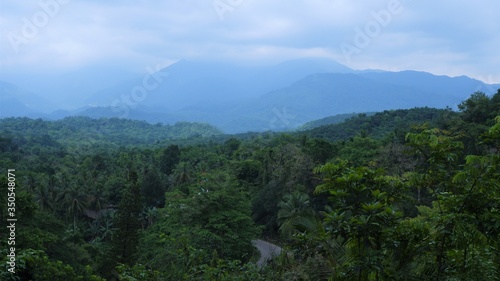 beautiful long hill view in kerala