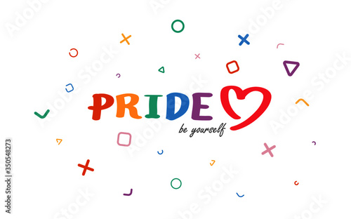 Canvas Print LGBTQ Pride Month in June