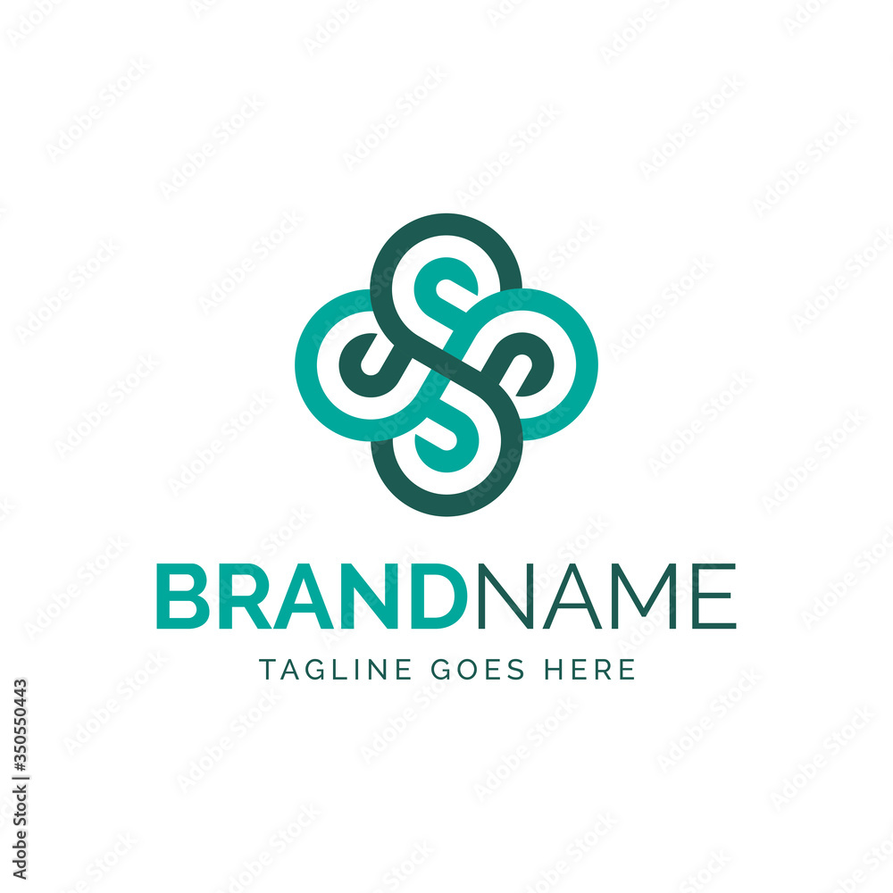 logo of infinite line forming s letter logo of infinite line forming s letter