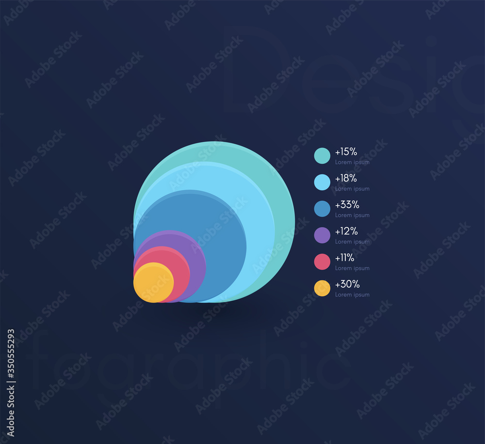 Fototapeta premium Vector graphic infographics. Template for creating web applications, workflow layout, diagram, banner, modern design, business infographic reports