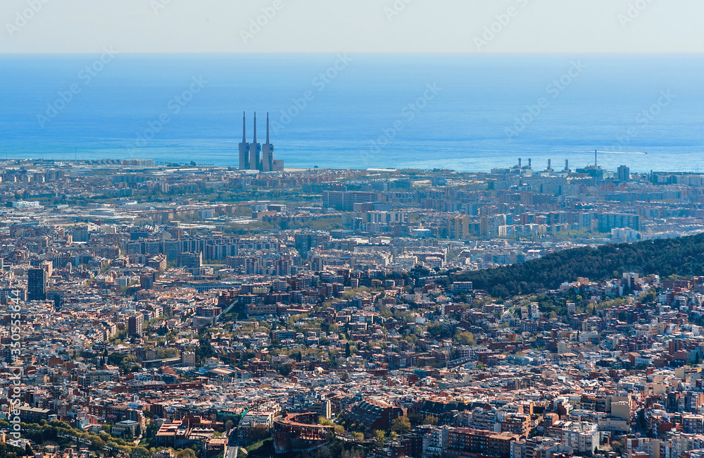 view on barcelona in spain