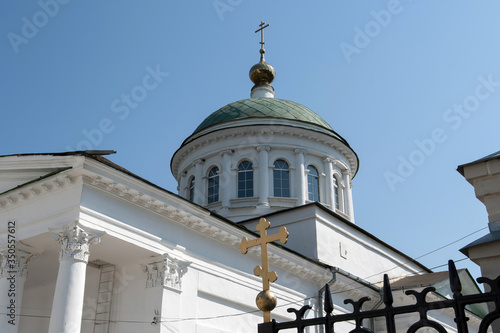 Okovtsy Church (Cathedral of Okovets-Rzhev Icon of Mother of God). Rzhev, Tver Oblast, Russia. photo