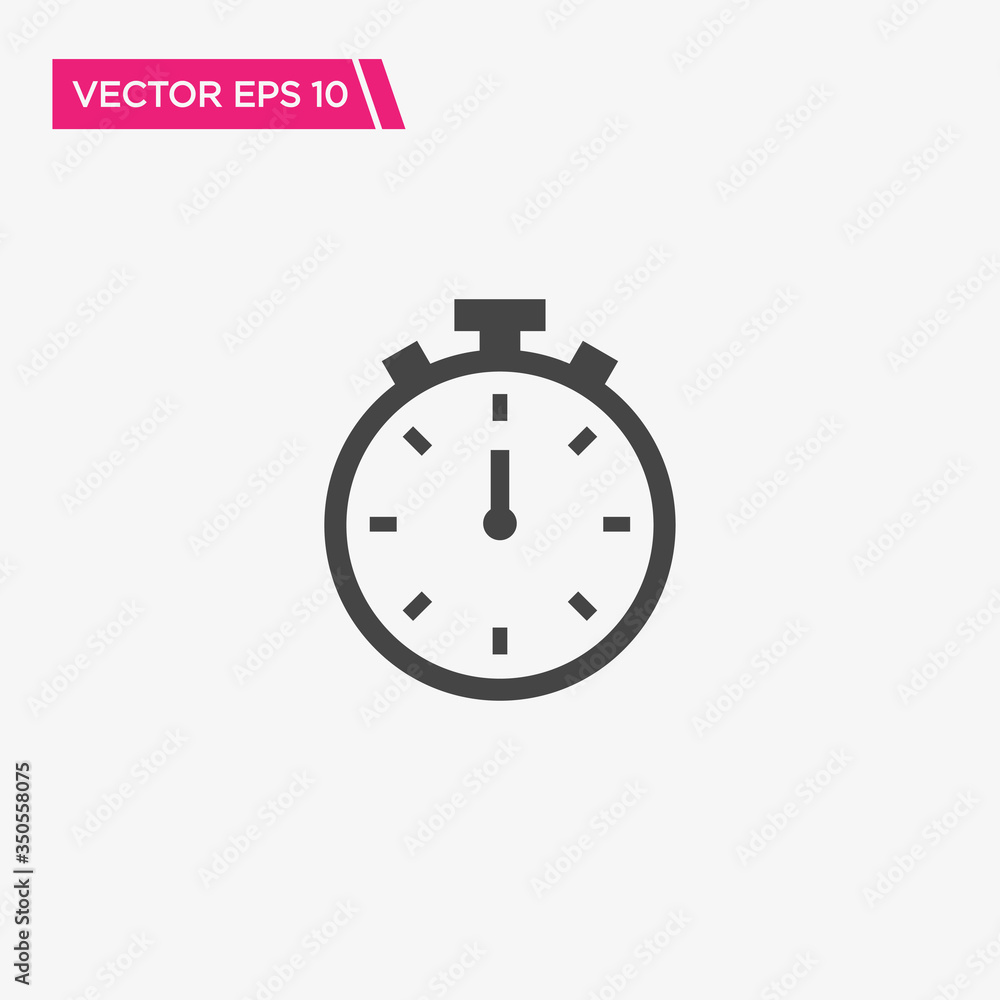 Stopwatch Icon Design, Vector EPS10 Stopwatch Icon Design, Vector EPS10