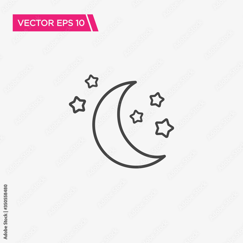 Night Icon Design, Vector EPS10 Night Icon Design, Vector EPS10