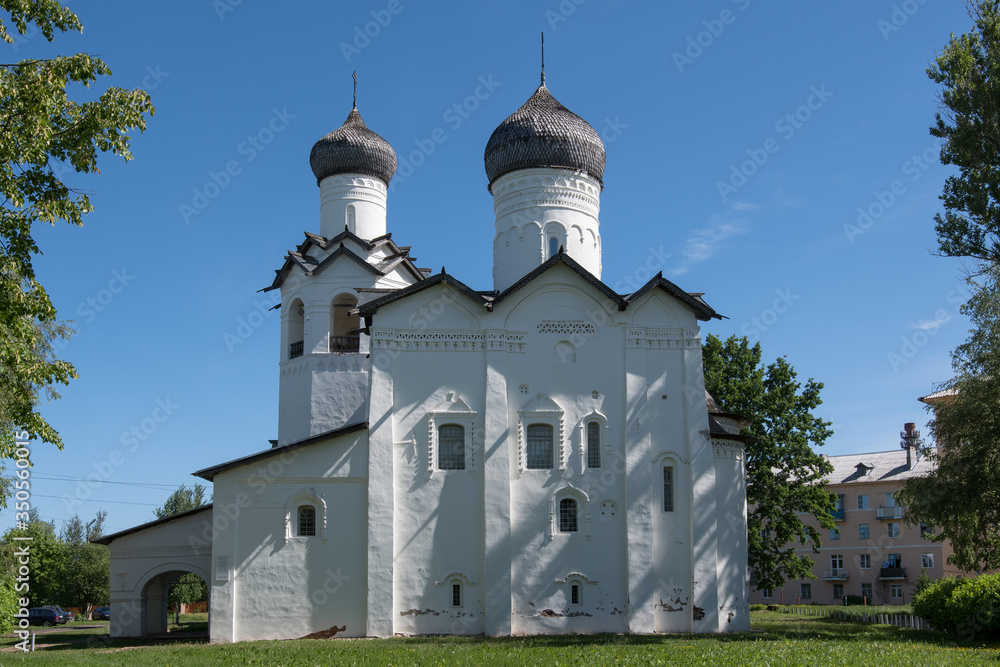 Transfiguration (Preobrazhensky) monastery (12-17th centuries).  Staraya Russa town, Novgorod Oblast, Russia.