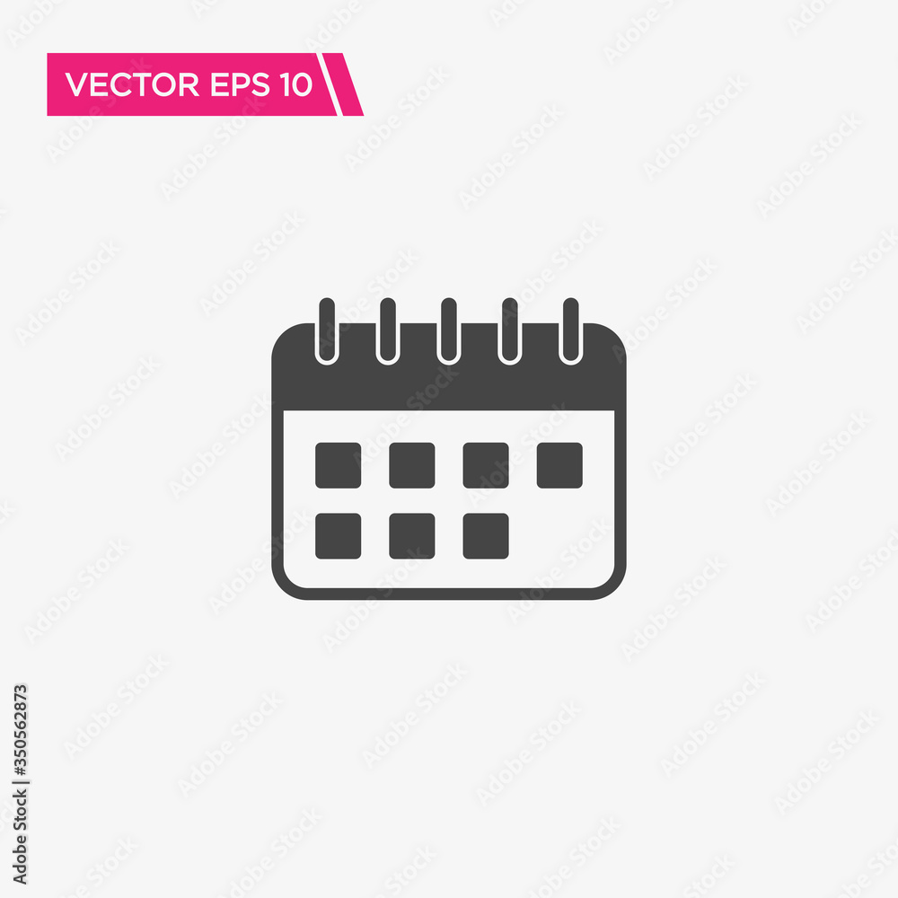 Calendar Icon Design, Vector EPS10 Calendar Icon Design, Vector EPS10