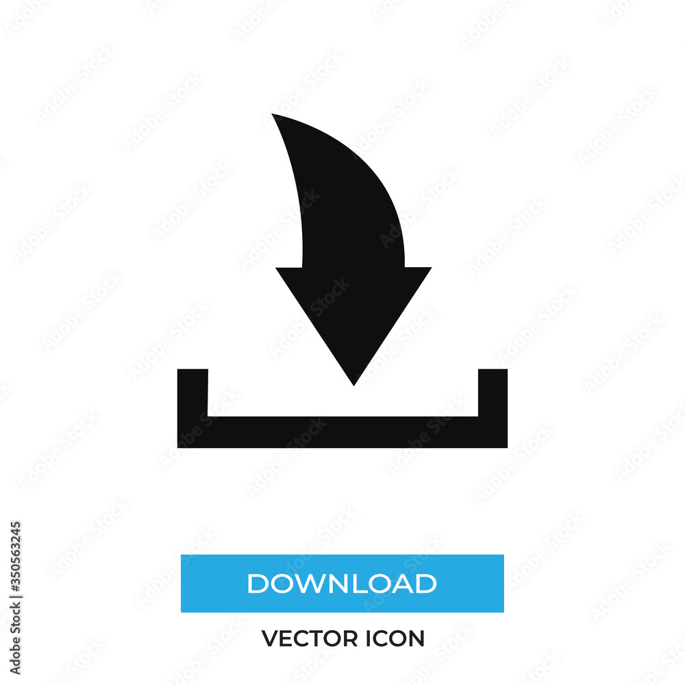 Download vector icon, simple sign for web site and mobile app. Download vector icon, simple sign for web site and mobile app.