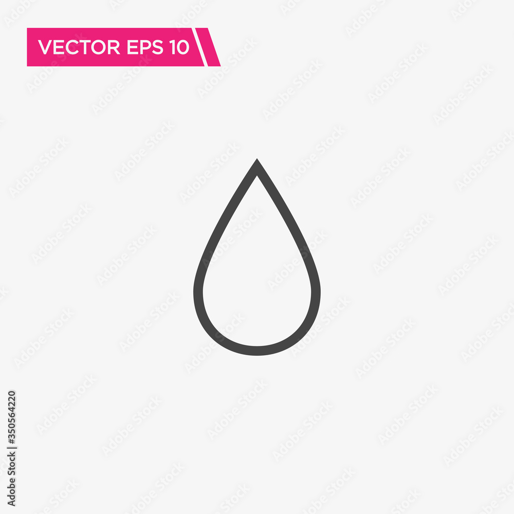 Water Drop Icon Design, Vector EPS10 Water Drop Icon Design, Vector EPS10