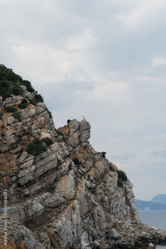 Rock in the sea Crimea