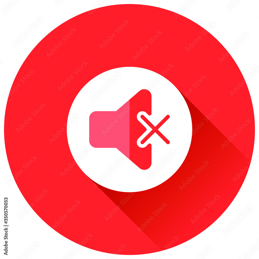 Sound mute icon button with vector Sound mute icon button with vector