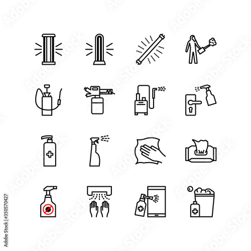 set of icons