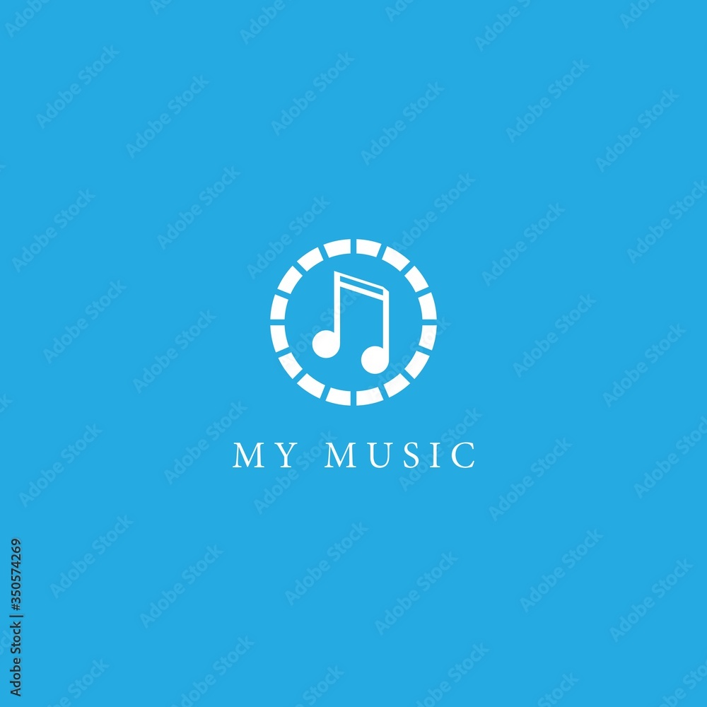 My music logo template vector icon design My music logo template vector icon design