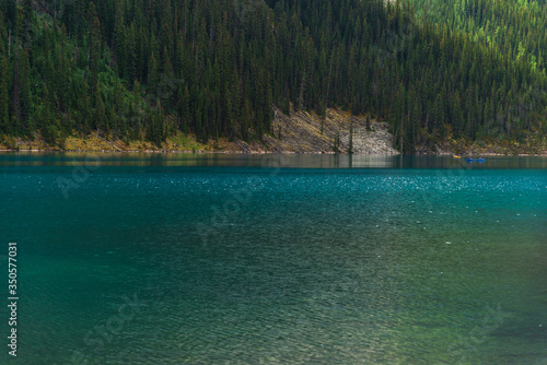 Moraine Lake nature scenery inside Banff National Park, Alberta, Canada