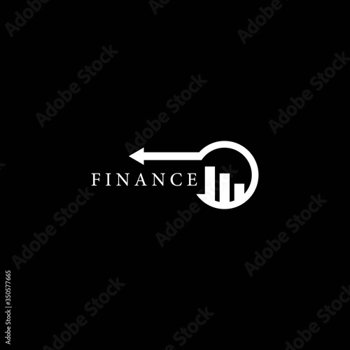 Finance logo template vector icon design