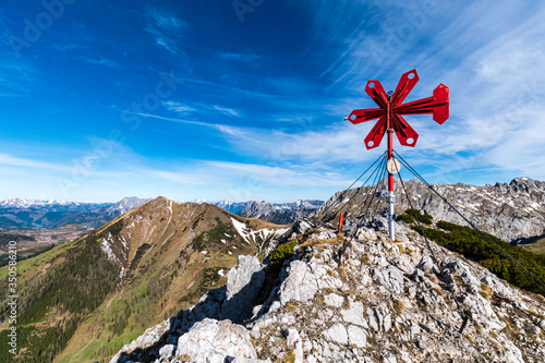 The summit cross of the 