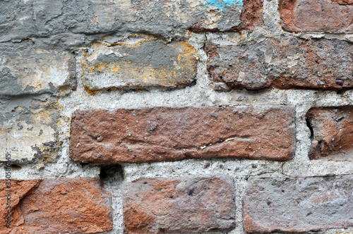 red brick wall texture for grune background use