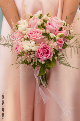 The rose flowers bouquet